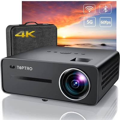 TOPTRO X5 5G WiFi Bluetooth Projector